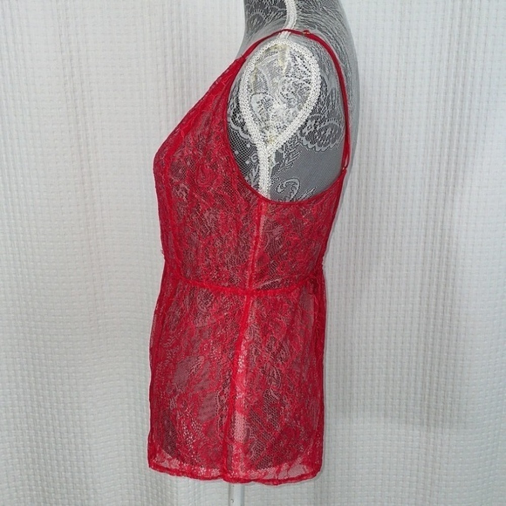Victoria’s Secret red lace negligee. Size Small. Excellent used condition. - Picture 4 of 11